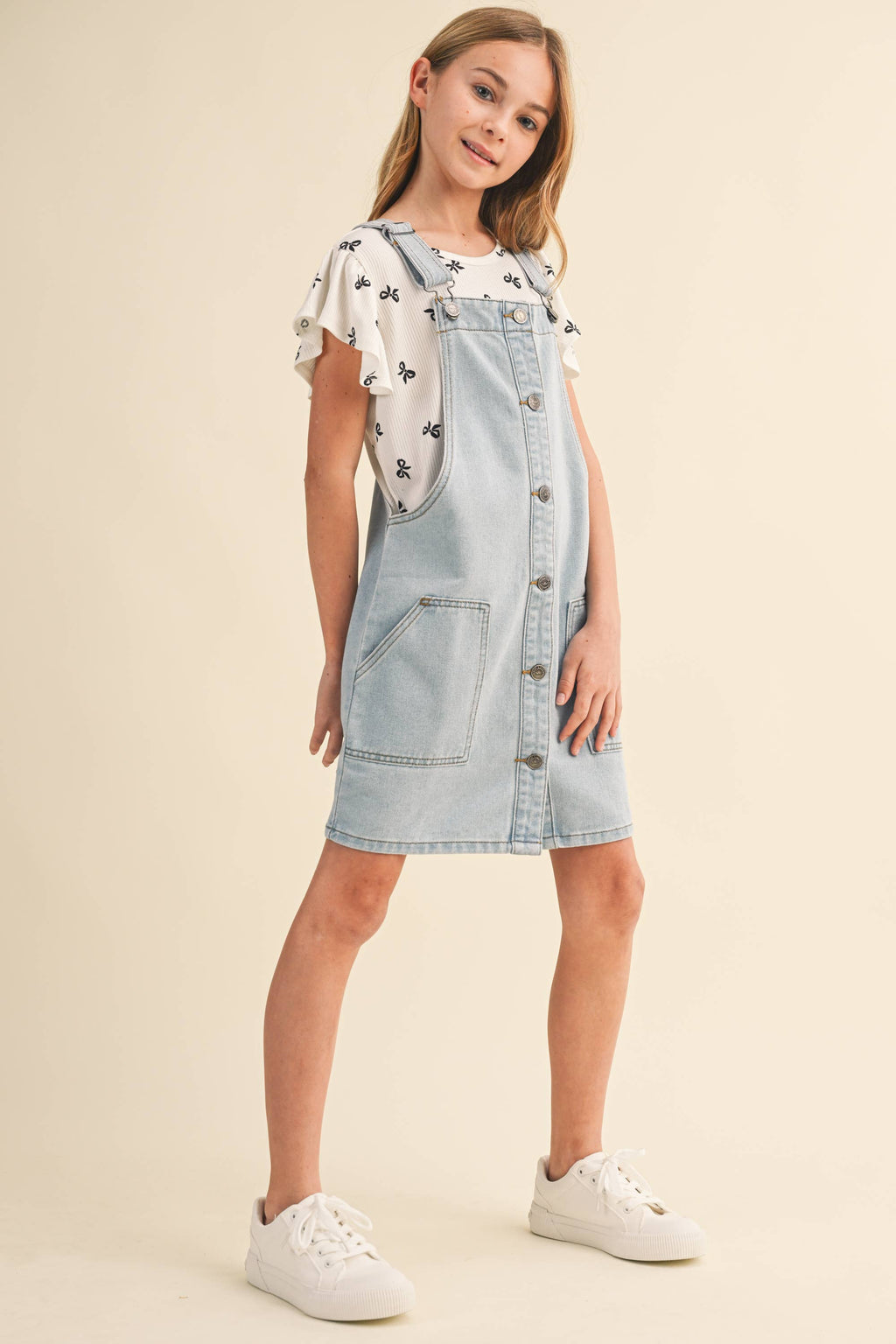 Denim Overall Dress