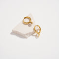 Drop Hoop Earrings