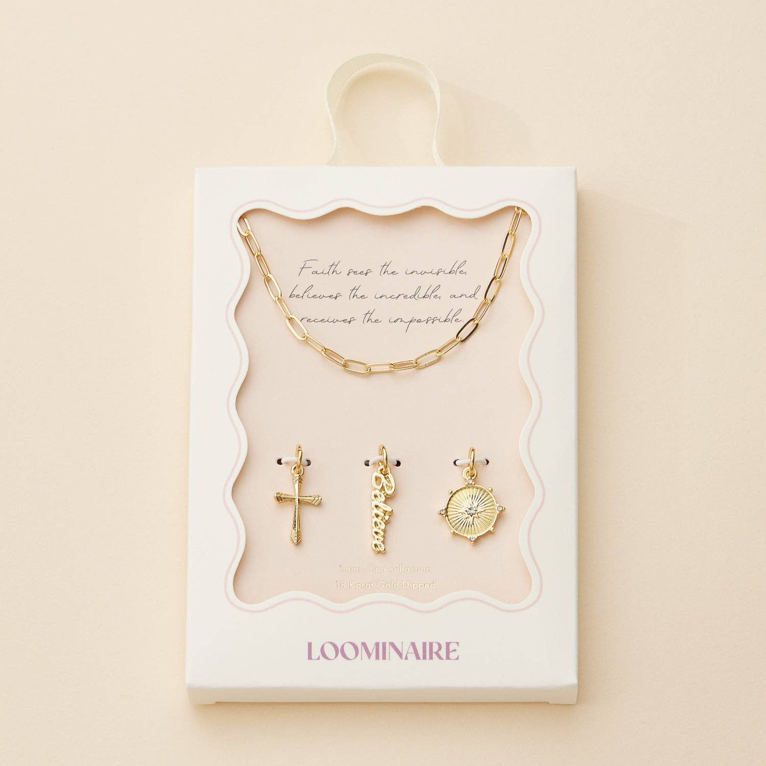 Believe Charm Necklace