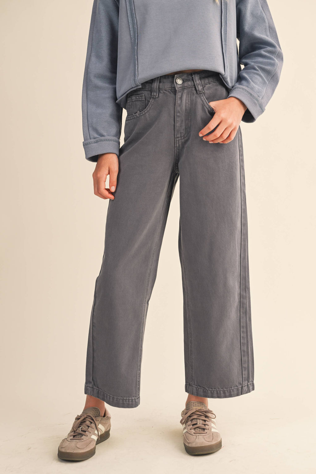 Tween Barrel Jeans