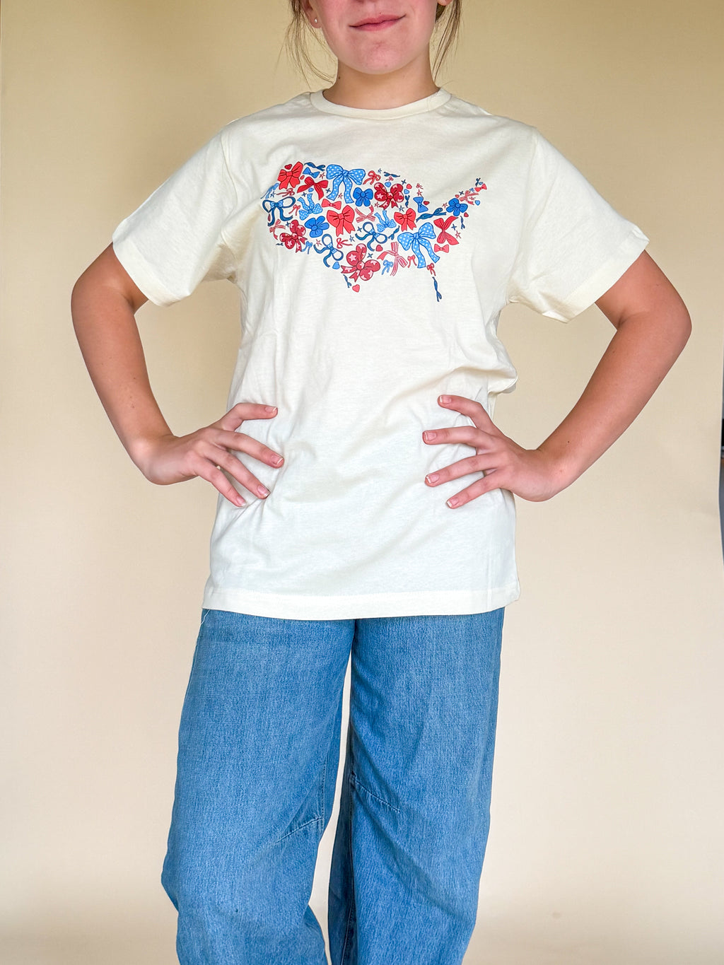 Coquette Bows America  Tee