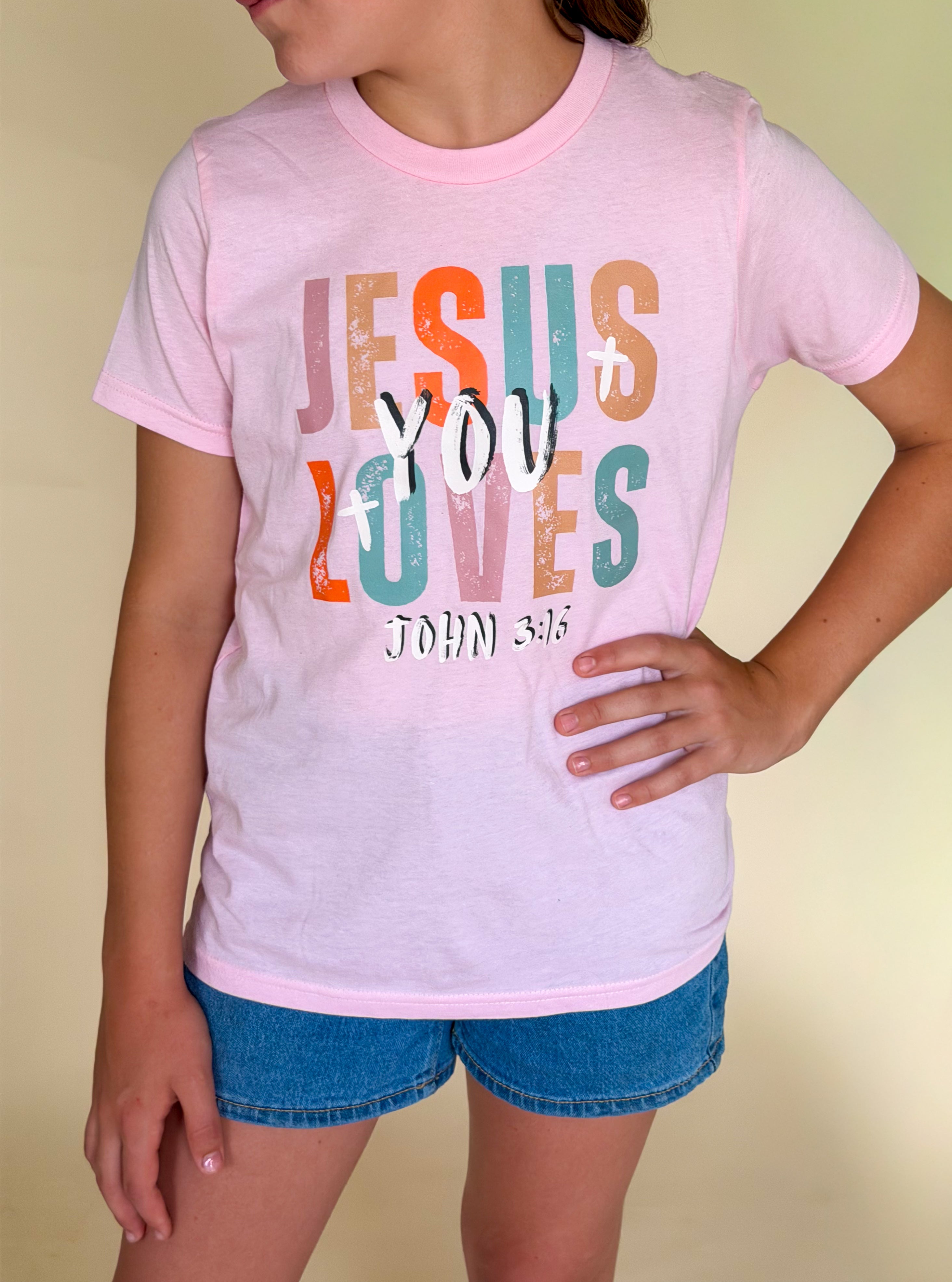 Jesus Loves You Color Block