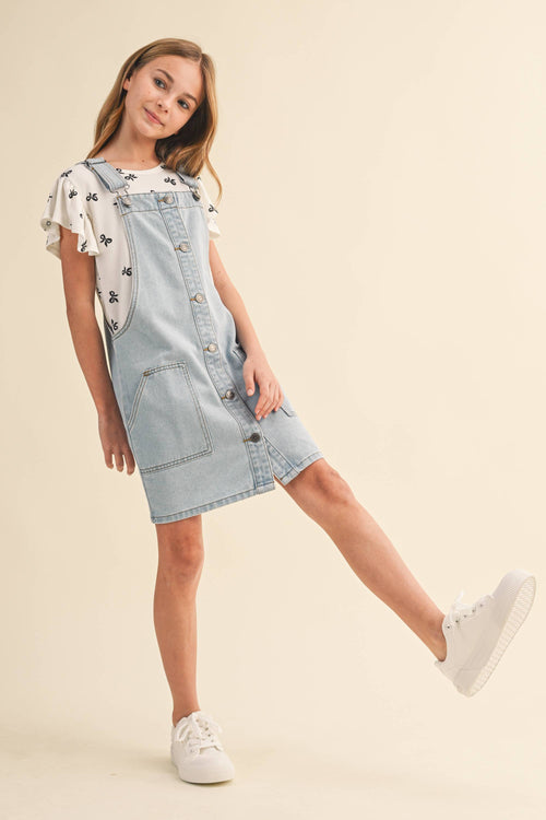 Denim Overall Dress