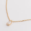 Natural Stone Prong Pendant Necklace